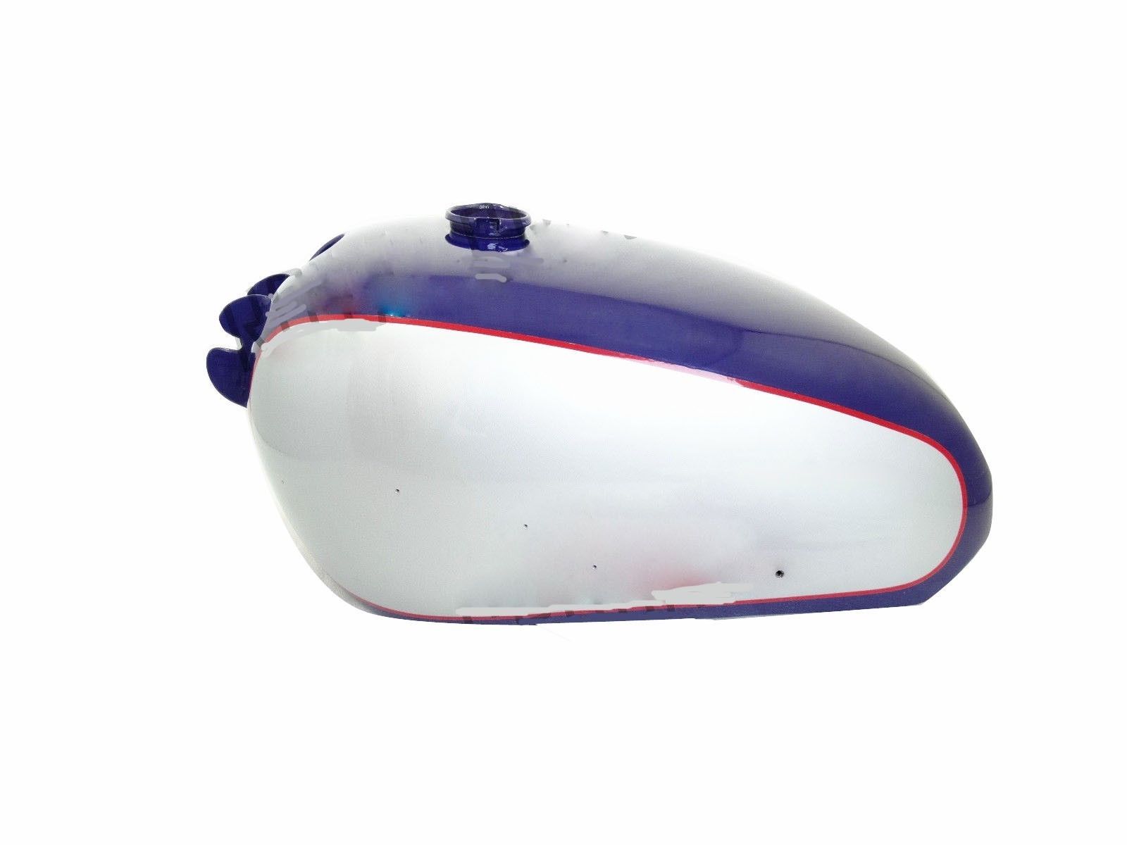 BSA Golden Flash A10 Plunger Model Blue & Grey Painted Petrol Fuel Tank 