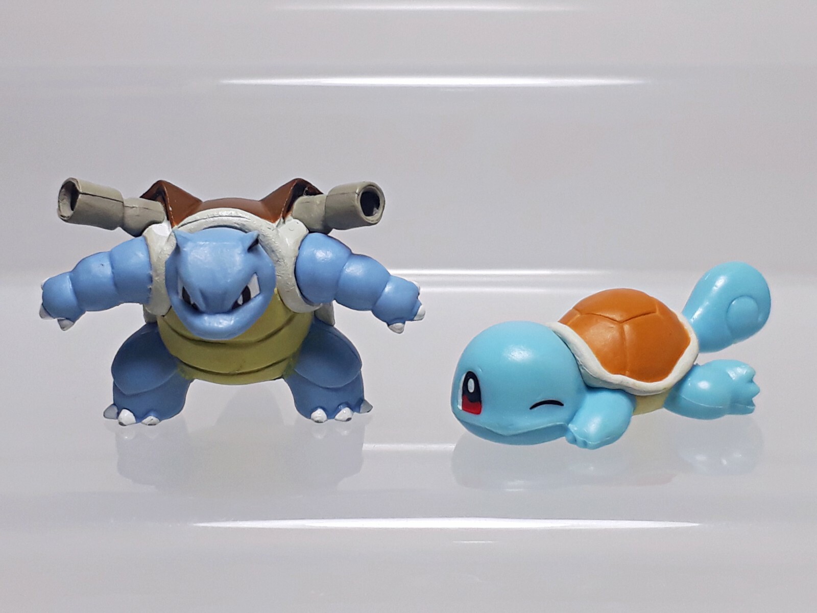 Blastoise Squirtle Pokemon Figure Set (2) Takara Tomy Get