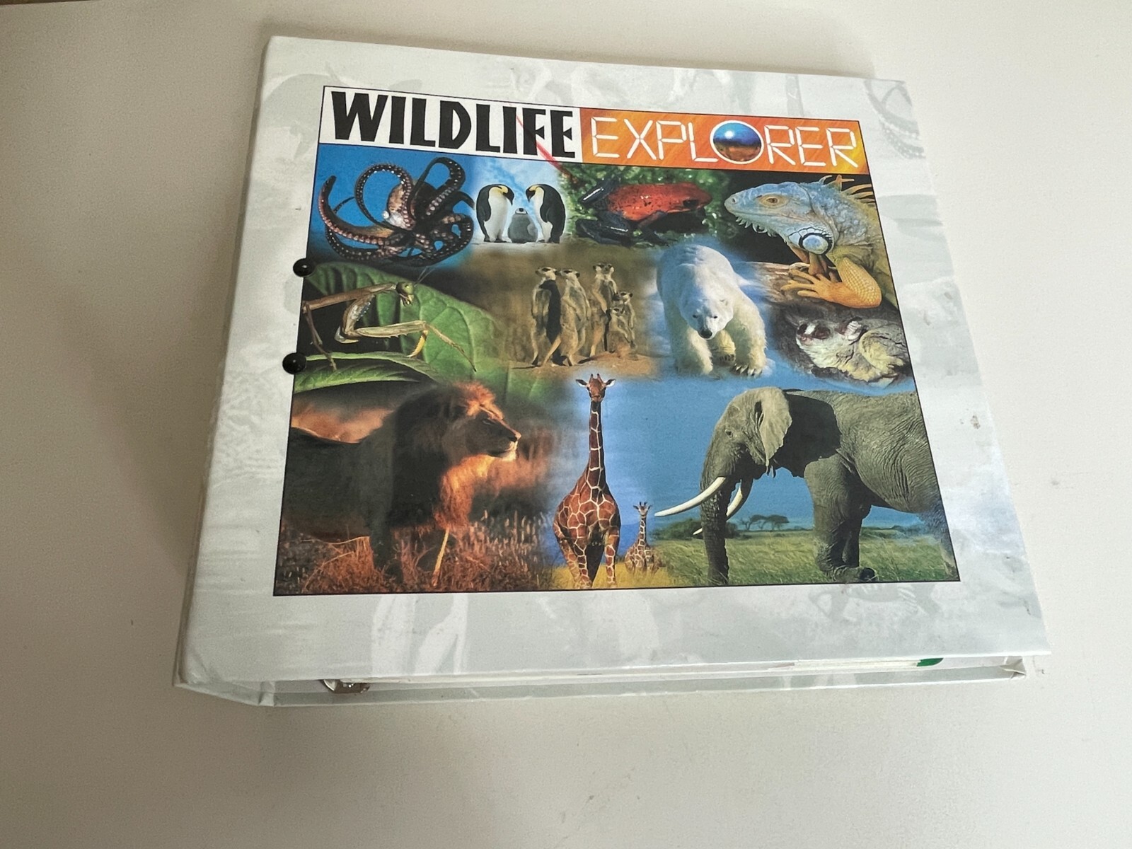 Wildlife Explorer Binder with Bi-fold Full-Color Cards and