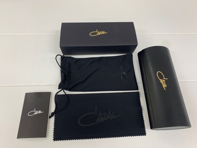 Pre-owned Cazal Sunglasses  6020/3 002 56 17 145 Black Silver Grey Gradient Lens 100% Authe