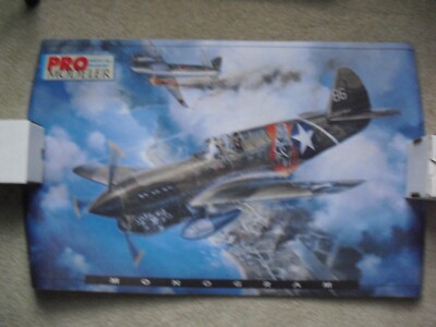 Vintage 1995 Pro Modeler Monogram Airplane Wall Poster