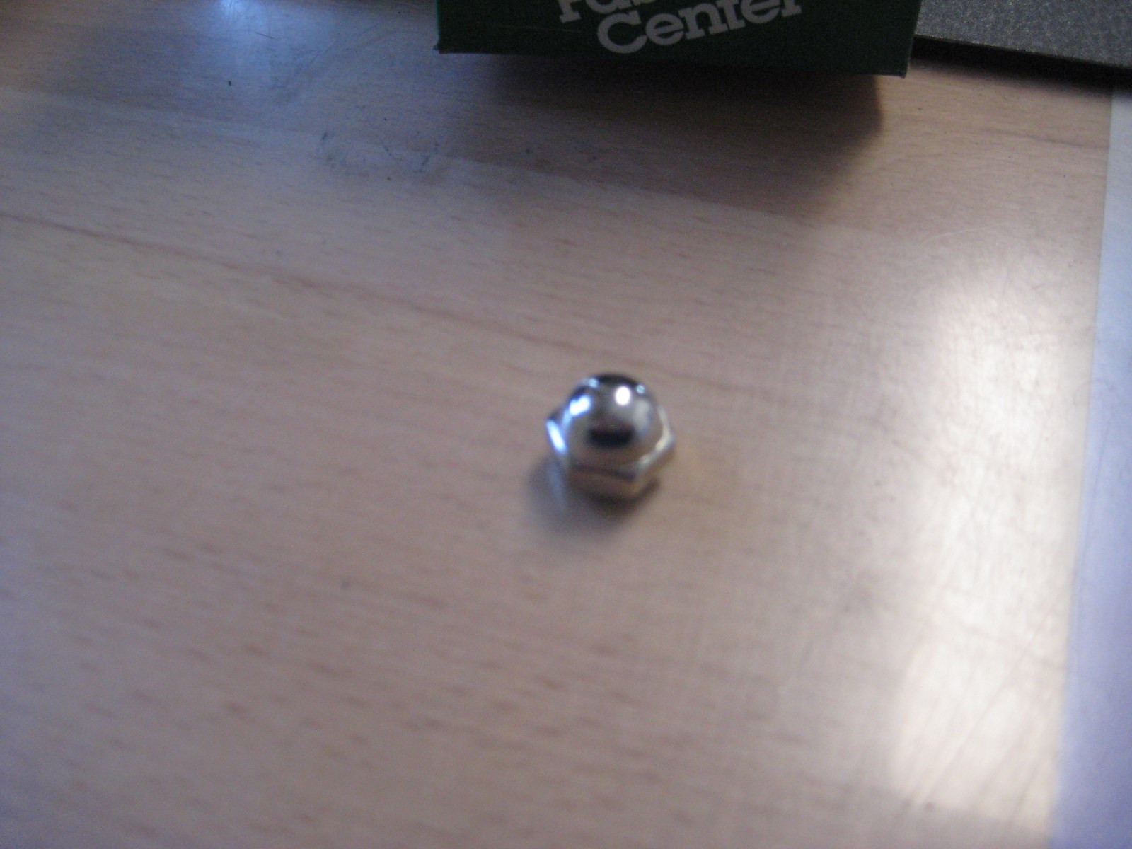 Nickel Chromium-plated, Acorn Nut 5/16-18. Box of 100. Brand New !!!
