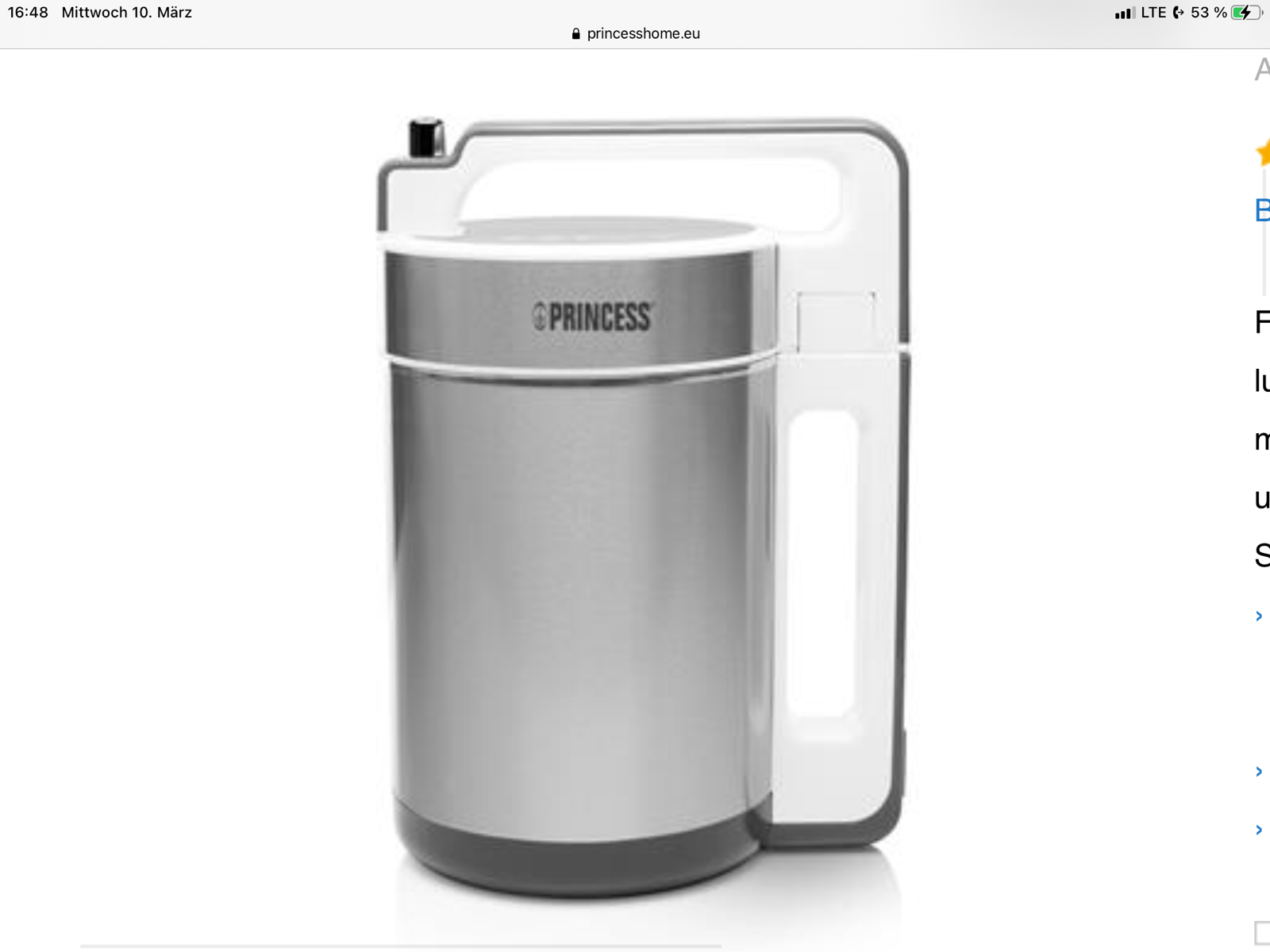 Princess Suppenbereiter 1150 Watt NEU & OVP