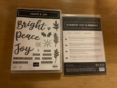 New Stampin' Up! Peace & Joy Stamps & Joy Dies