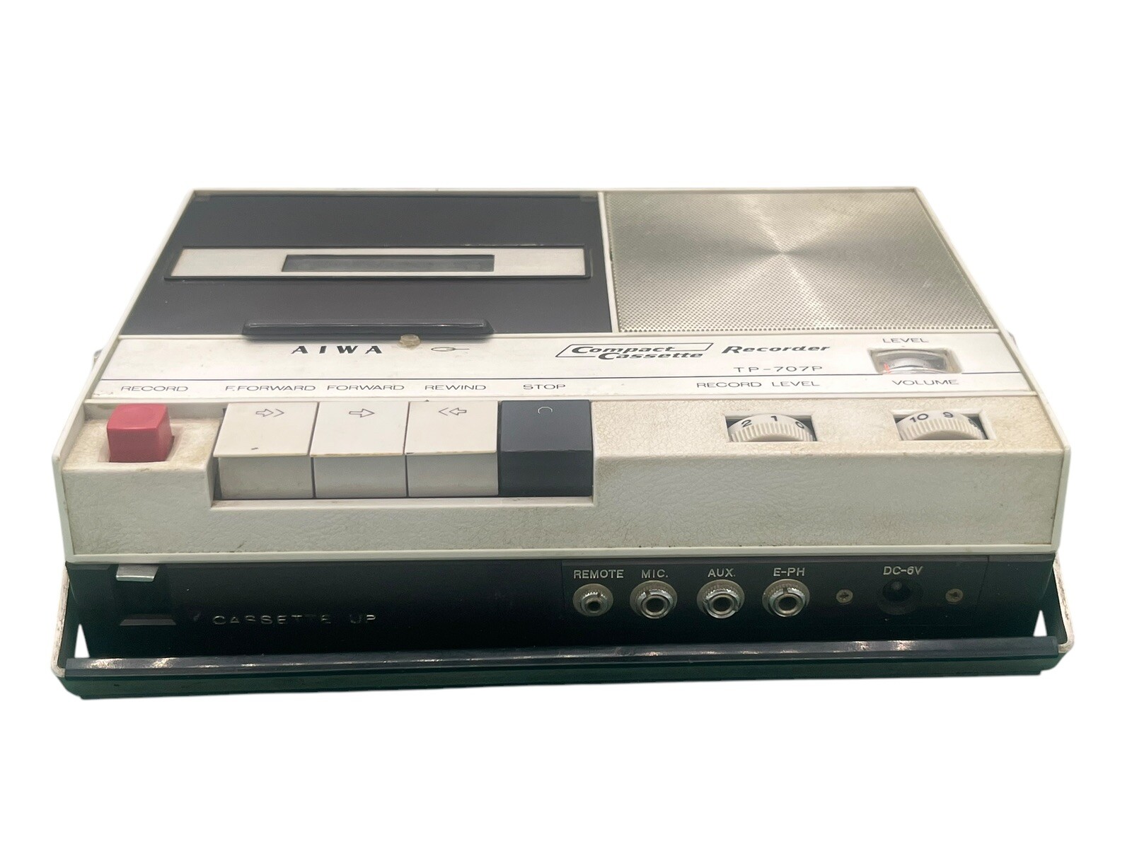 AIWA Compact Cassette Recorder TP-707P Need Repair Made in Japan Late 1960s