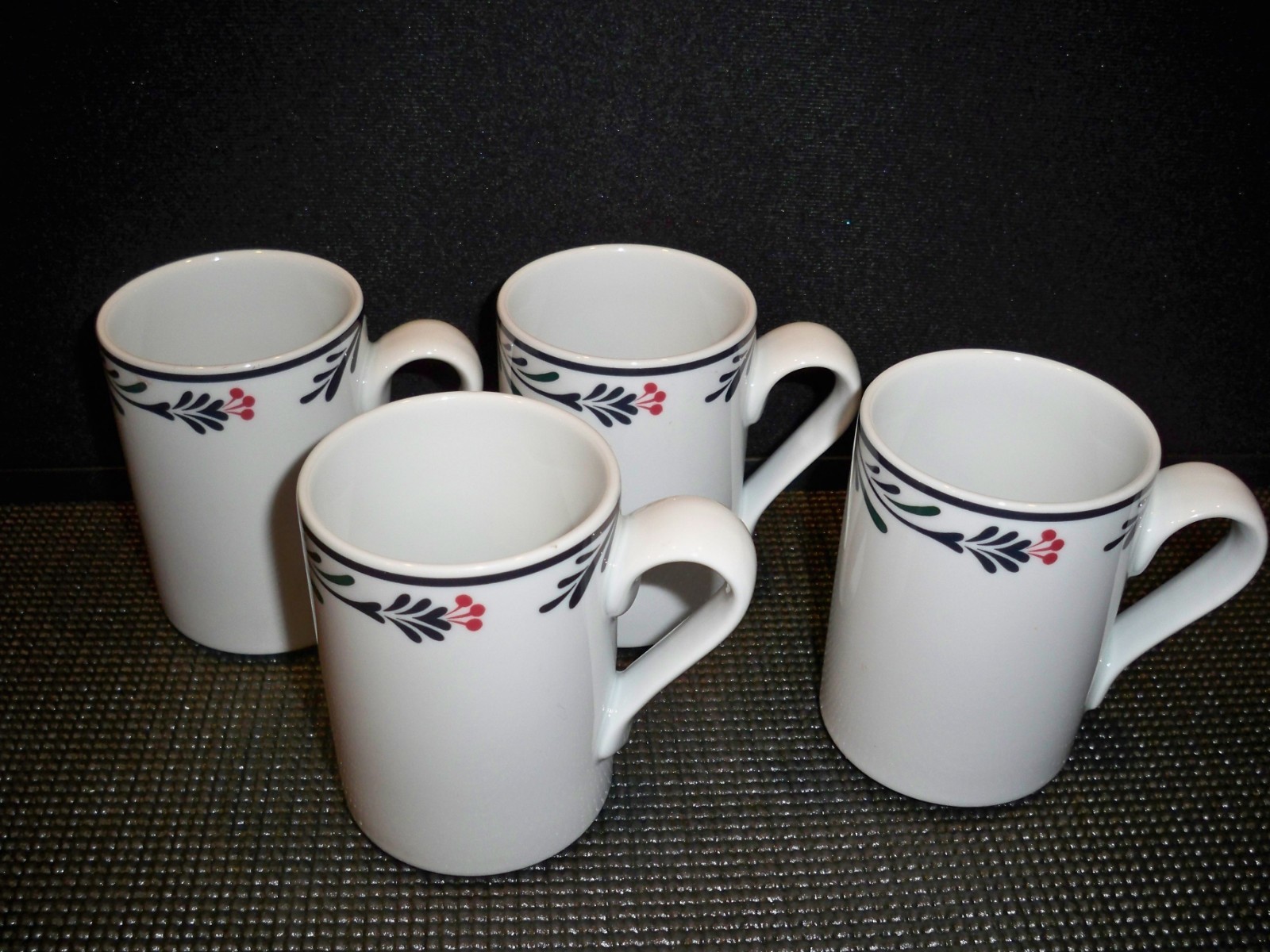 4 DANSK BISTRO MUGS LILLIHAVN  4'' 10 OUNCE