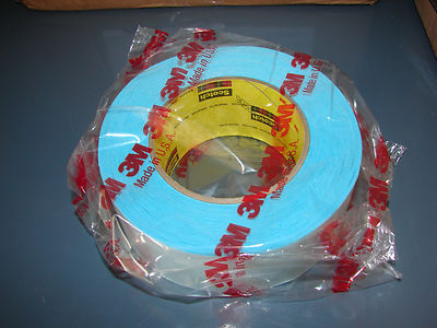3M Repulpable Double Coated Web Splicing Tape 9038B Blue, 2 in x 60 yd (Qty-1)