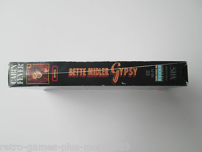 Gypsy (VHS, 1994) NTSC/US/CA (Bette Midler, Peter Riegert, Cynthia Gibb)