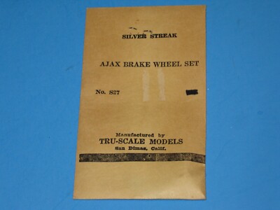 Silver Streak HO #S27, Ajax Brake Wheel Set