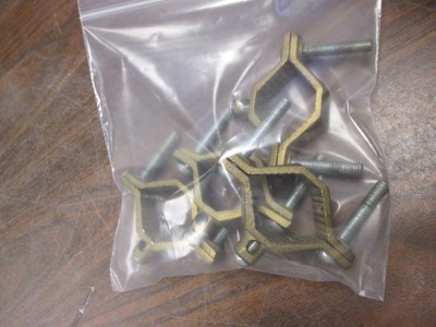 Raco Conduit Clamp BKB J-2 Size 1-1/4''-2'' #10-#2 wire Lot of 4 Used