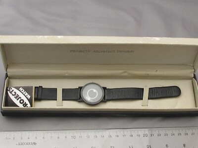 PROJECTS Architect Designs REVEAL Quartz Watch w/BOX-Daniel Will-Harris Design