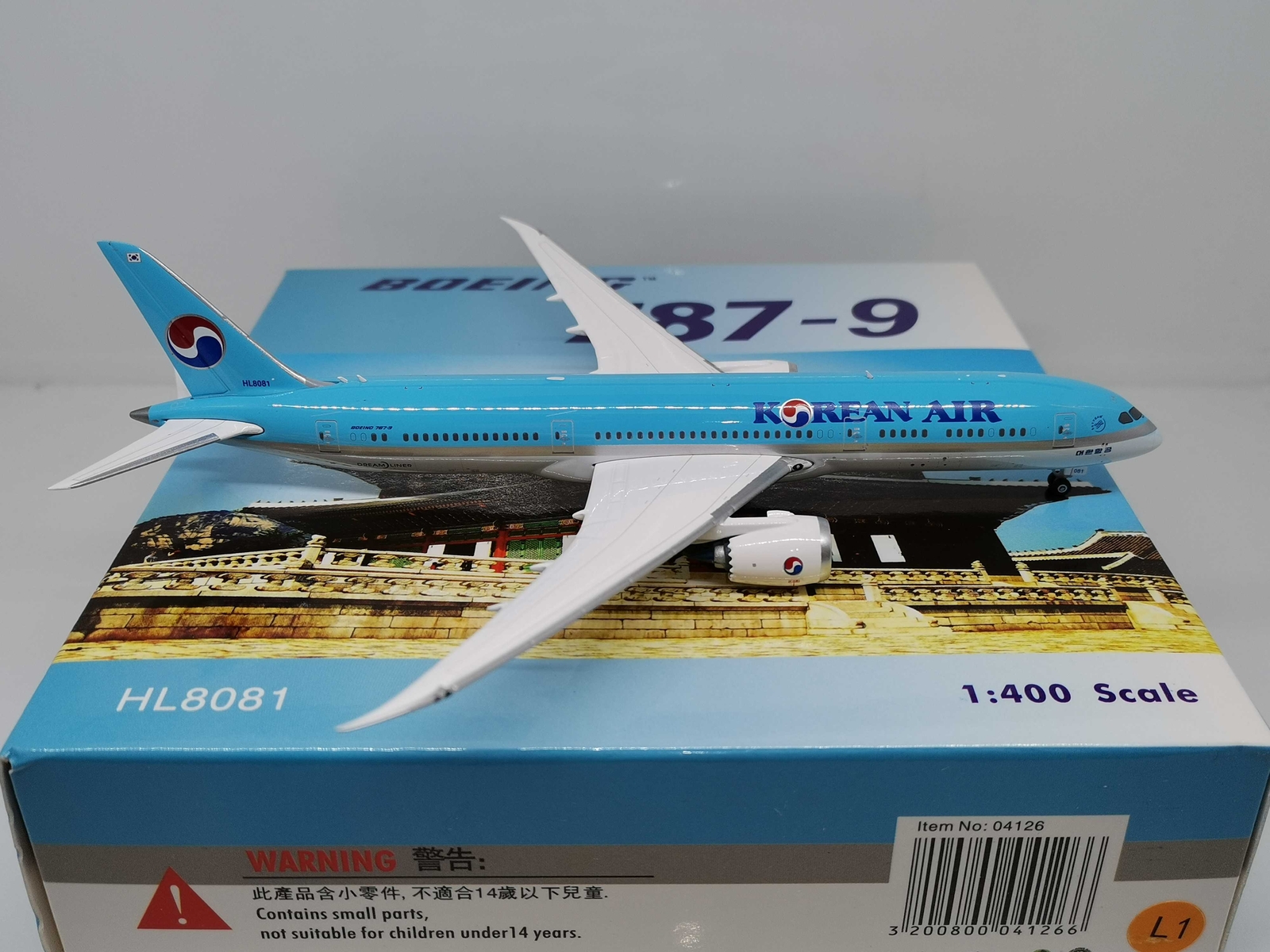 Phoenix Korean Air 大韓航空 B787-9 1:400 Phoenix KOREAN AIR BOEING B787-9 Airplane Diecast