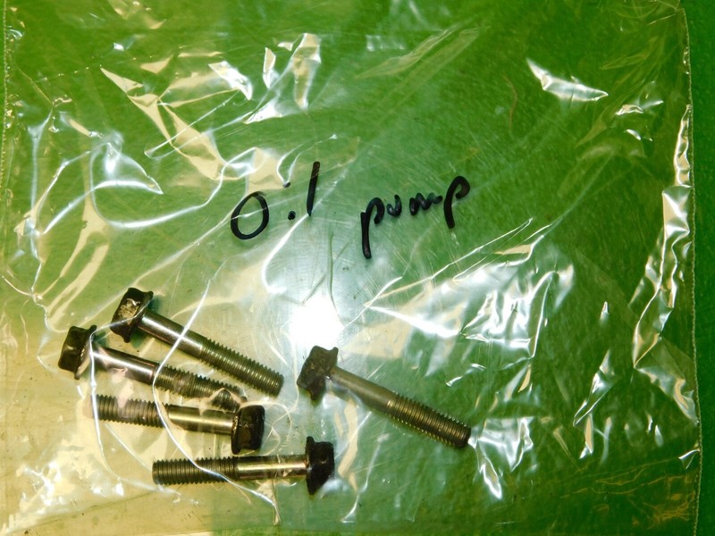 88-91 Civic CRX OEM engine motor oil pump mount bolts SET