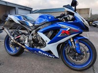 2008 08 SUZUKI GSXR 600 K8 GSXR600 SPORT BIKE NEW MOT BLUE SUPER SPORT