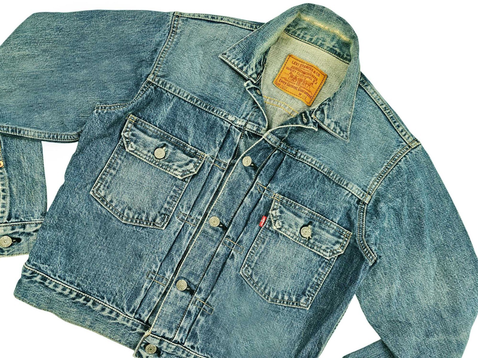 HOT VTG 1950 REPRO Men's LEVI'S 71507 BIG E SELVEDGE JP