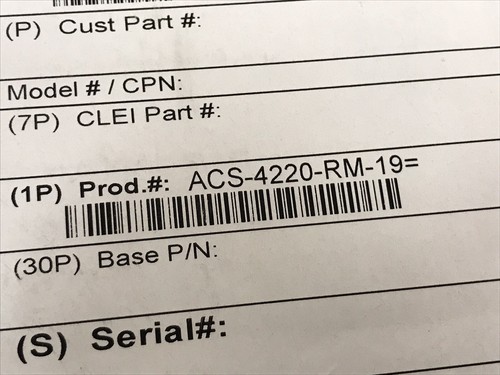 New Sealed ACS-4220-RM-19 19