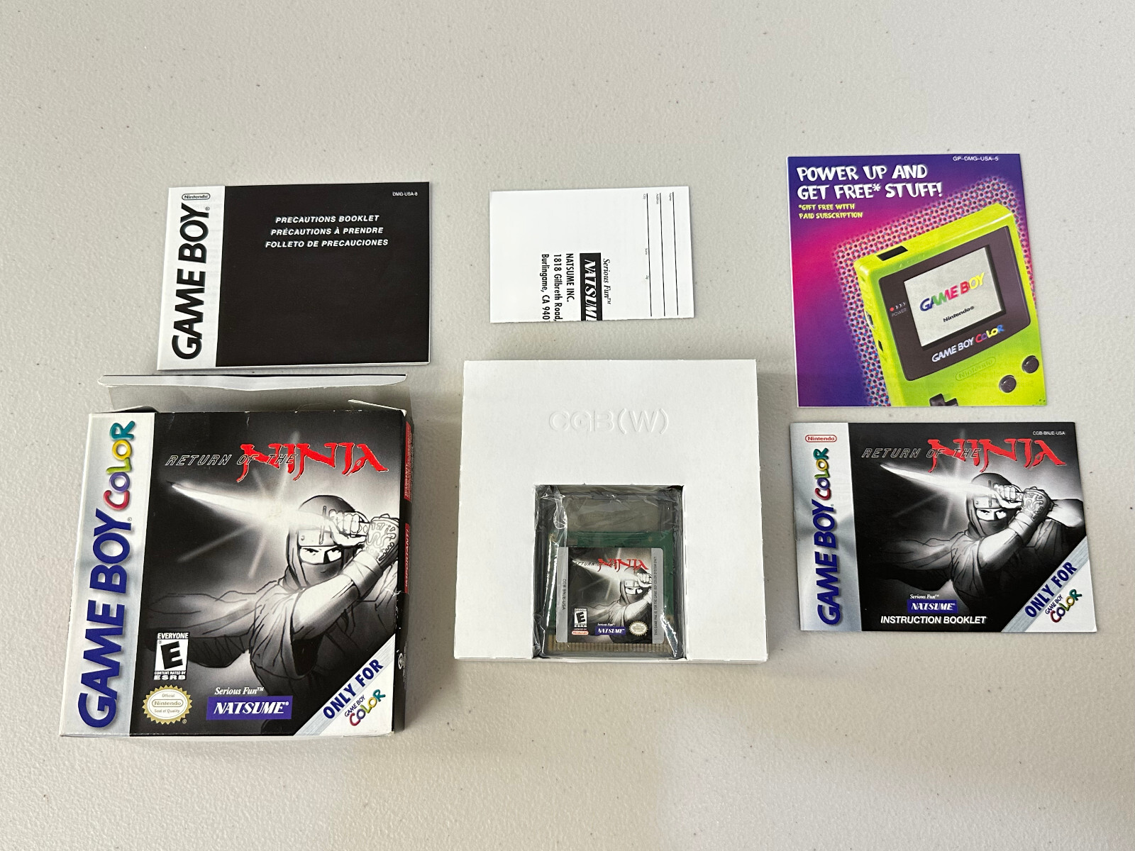 Return Of The Ninja (Nintendo Game Boy Color) Complete! | eBay