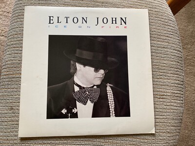 Elton John - Ice On Fire LP EX / VG+