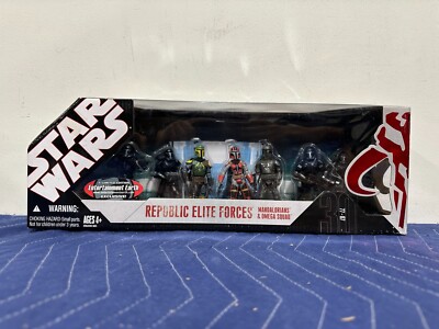 Star Wars Republic Elite Forces Mandalorians Omega Squad Entertainment Earth NEW