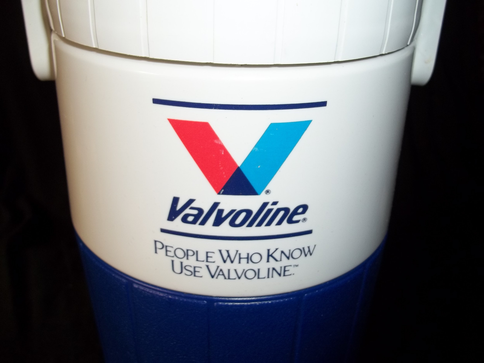 Valvoline Coleman PolyLite WATER JUG  1/2 gal Collectable