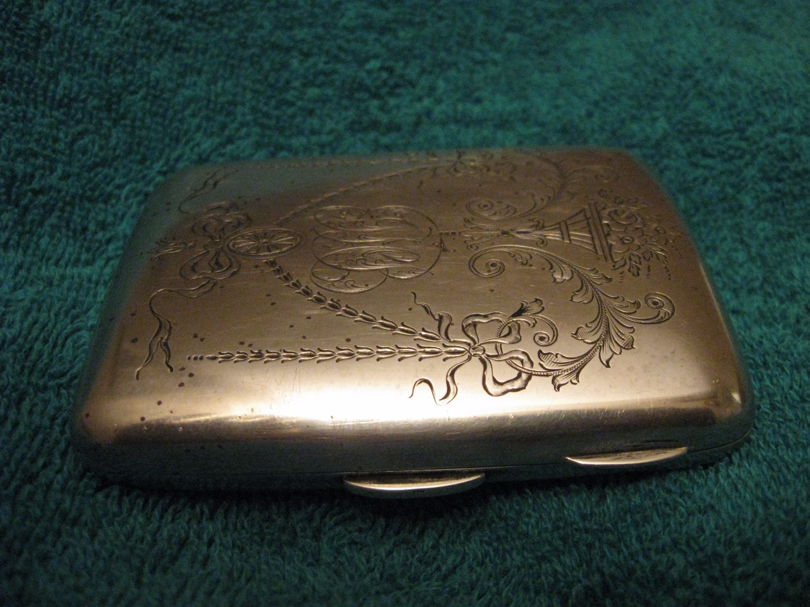 Antique 1910 Sterling Silver Stokes & Ireland Cigarette Case Hallmarked Britain