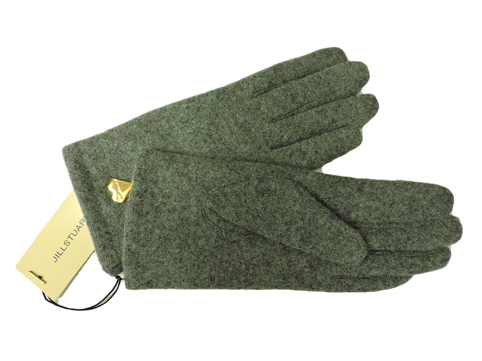[JILLSTUART]★WOOL CASHMERE BLEND SMART TOUCH GLOVES Winter Leather Gloves for Women - Warm Touchscreen Cashmere