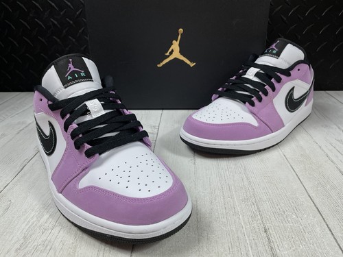 Size 9 - New Nike Air Jordan 1 Low SE Purple Violet Shock