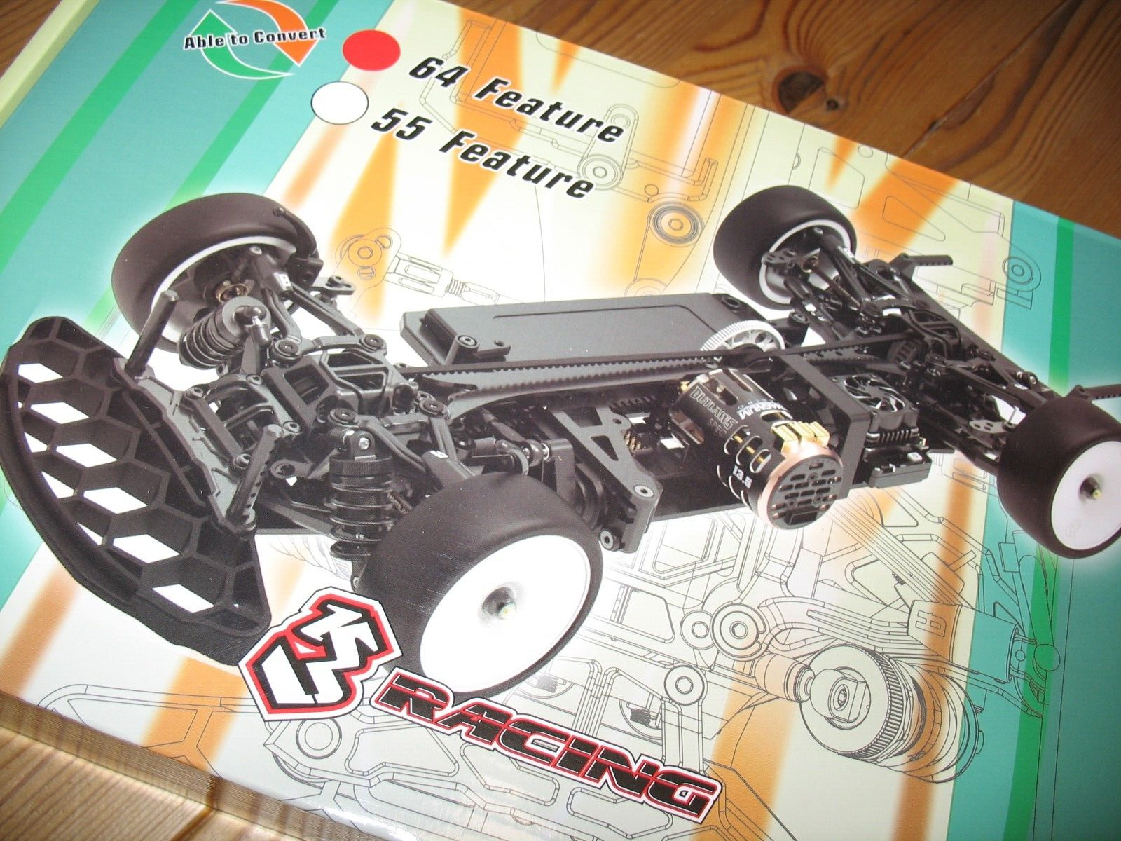 CERO SPORT マットカーボン 64ストラクチャー KIT-CERO SPORT 64 Structure Matt Graphite — 3Racing Shop