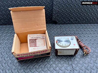 Vintage in Box Toastmaster Lamp & Appliance TIMER Model 621 w/ Manual Booklet