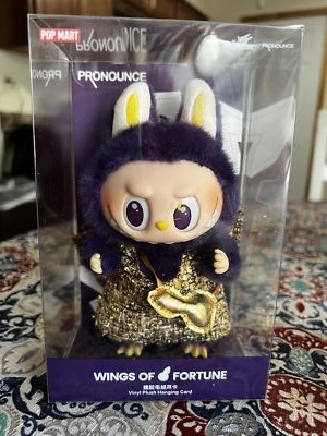 LABUBU × PRONOUNCE - WINGS OF FORTUNE Vinyl Plush Hanging