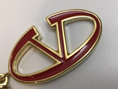 【VALENTINO GARAVANI】ロゴ刺繍ワンピース【vintage】 Vintage VALENTINO GARAVANI V Logo CELL PHONE STRAP AND CHARM