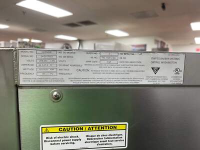 Baxter HCO100E Electric Hybrid Convection Steam Oven with Stand 220V 3 Phase