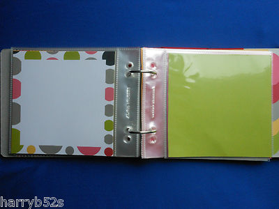 American Crafts Memory Recipe Complete Kit w Red D Ring Album Scrapbooking-New