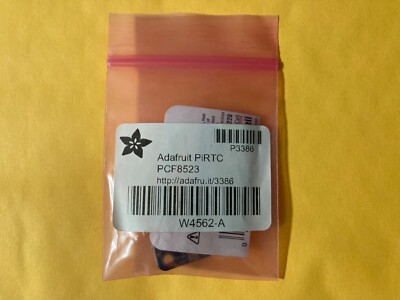 Adafruit PCF8523 PiRTC Real Time Clock Shim for Raspberry Pi GPIO Pins w Battery