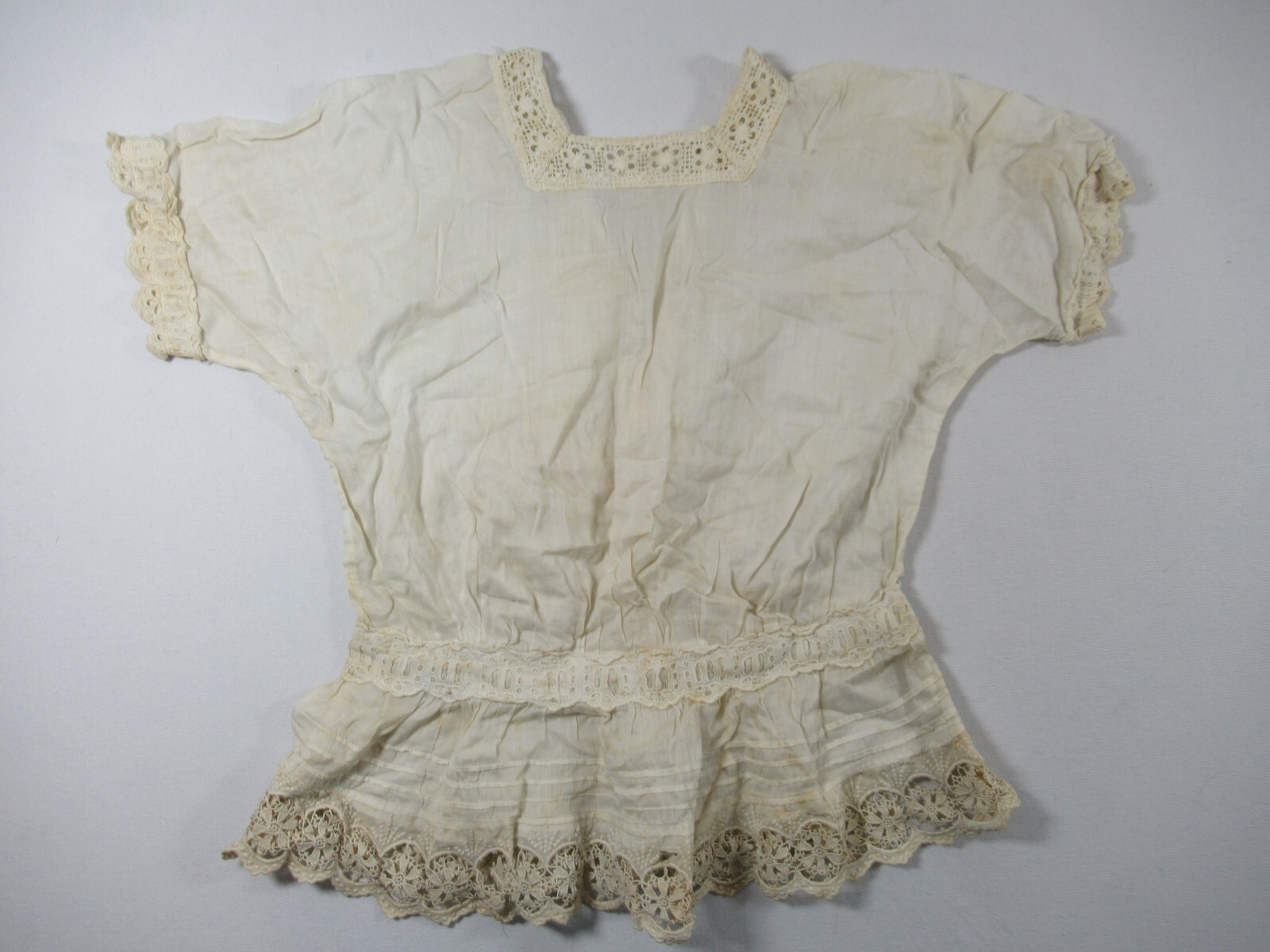 トップス 1900s Lace My Handmade Work Antique Edwardian Shirtwaist Blouse w/Lace 1900s 1920s