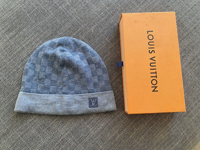 LOUIS VUITTON Petit Damier Graphite Bonnet beanie knit hat cap