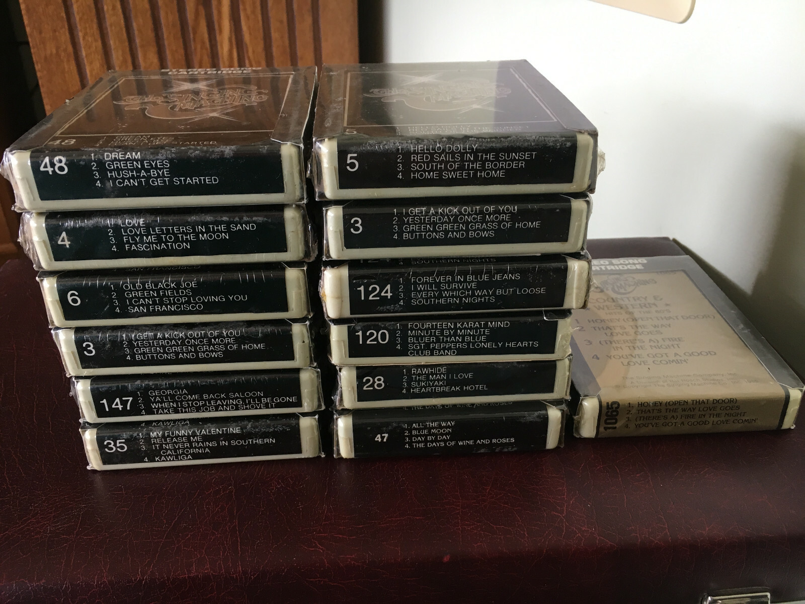 Vtg 8 Track Tapes The Singing Machine Collection Set Of 13 Hal Roach Productions