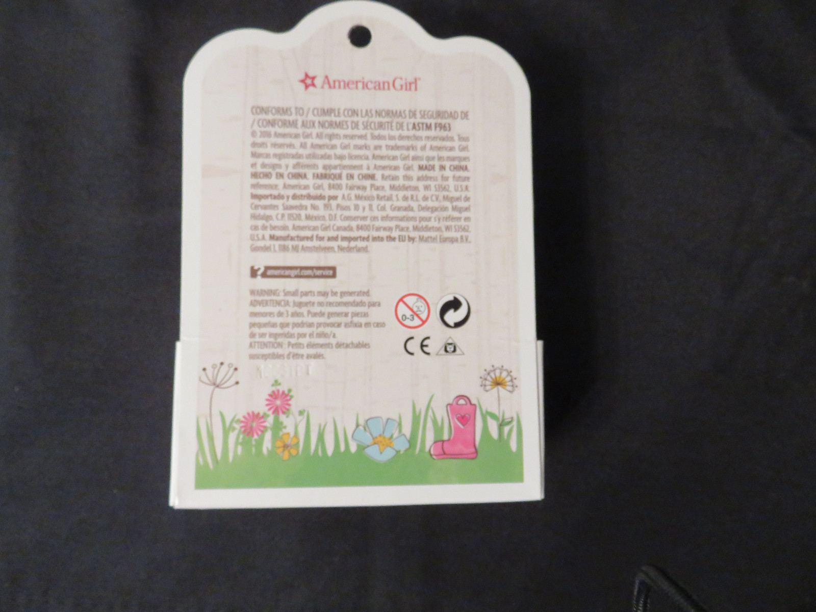 Welliewishers Wellie Wishers by American Girl Little Ladybug Hair Brush Pink