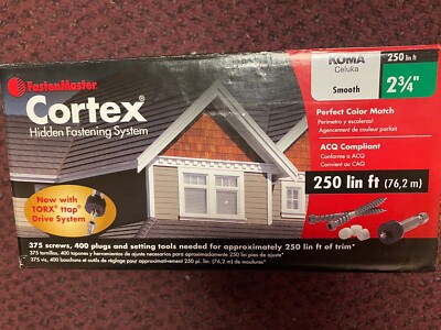 FastenMaster Cortex 2 3/4'' Fastening System For Trim Boards 250 Linear Feet