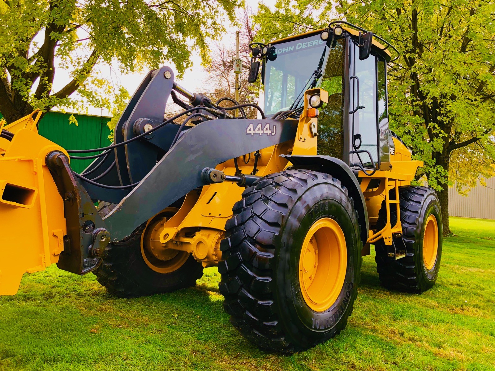 **Price Reduced** John Deere 444J Wheel Loader w/ Plow, Wing and Bucket