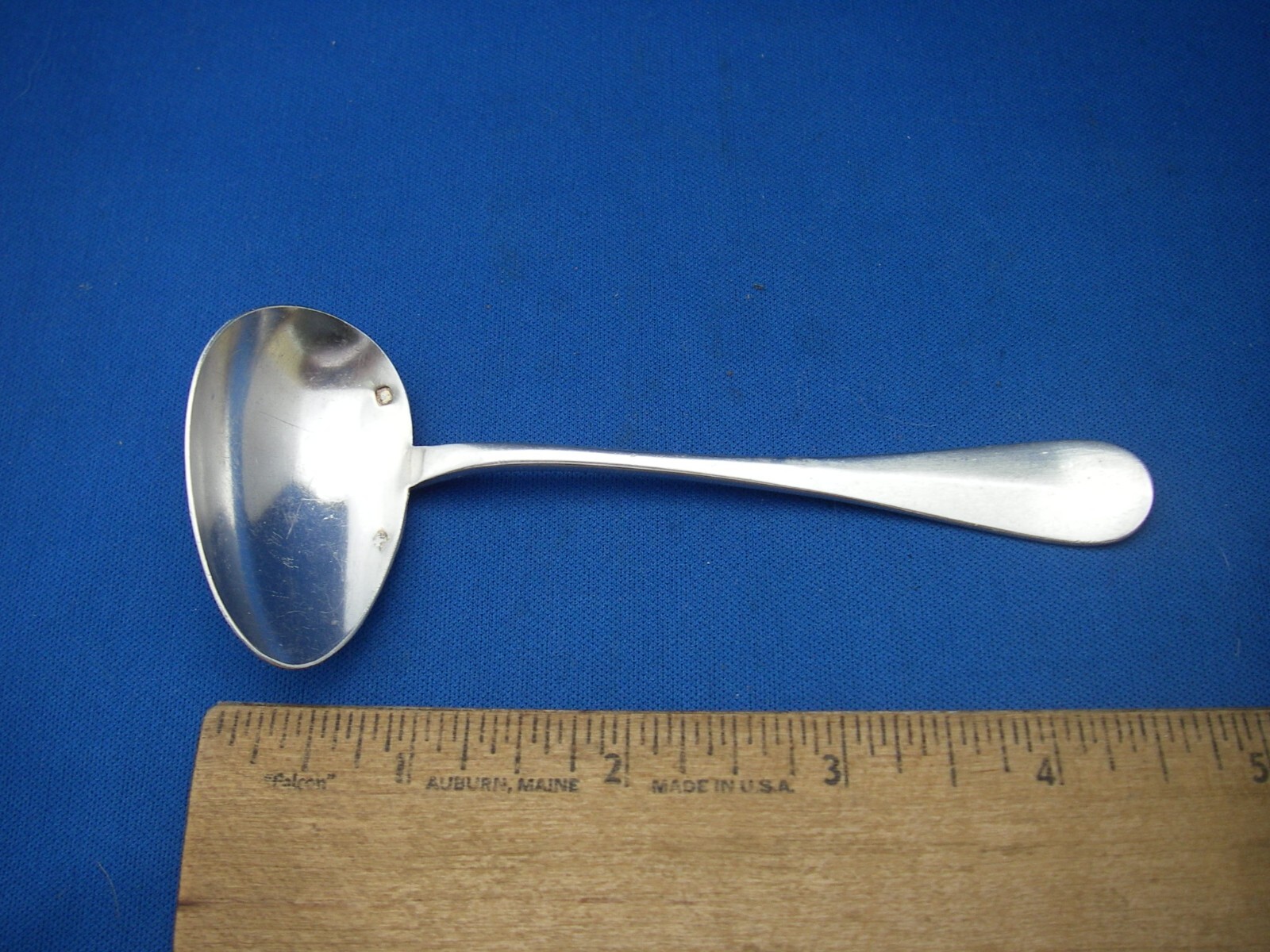 Good French 950 Silver INFANT / INVALID FEEDER SPOON-Transverse Bowl-BF et Cie