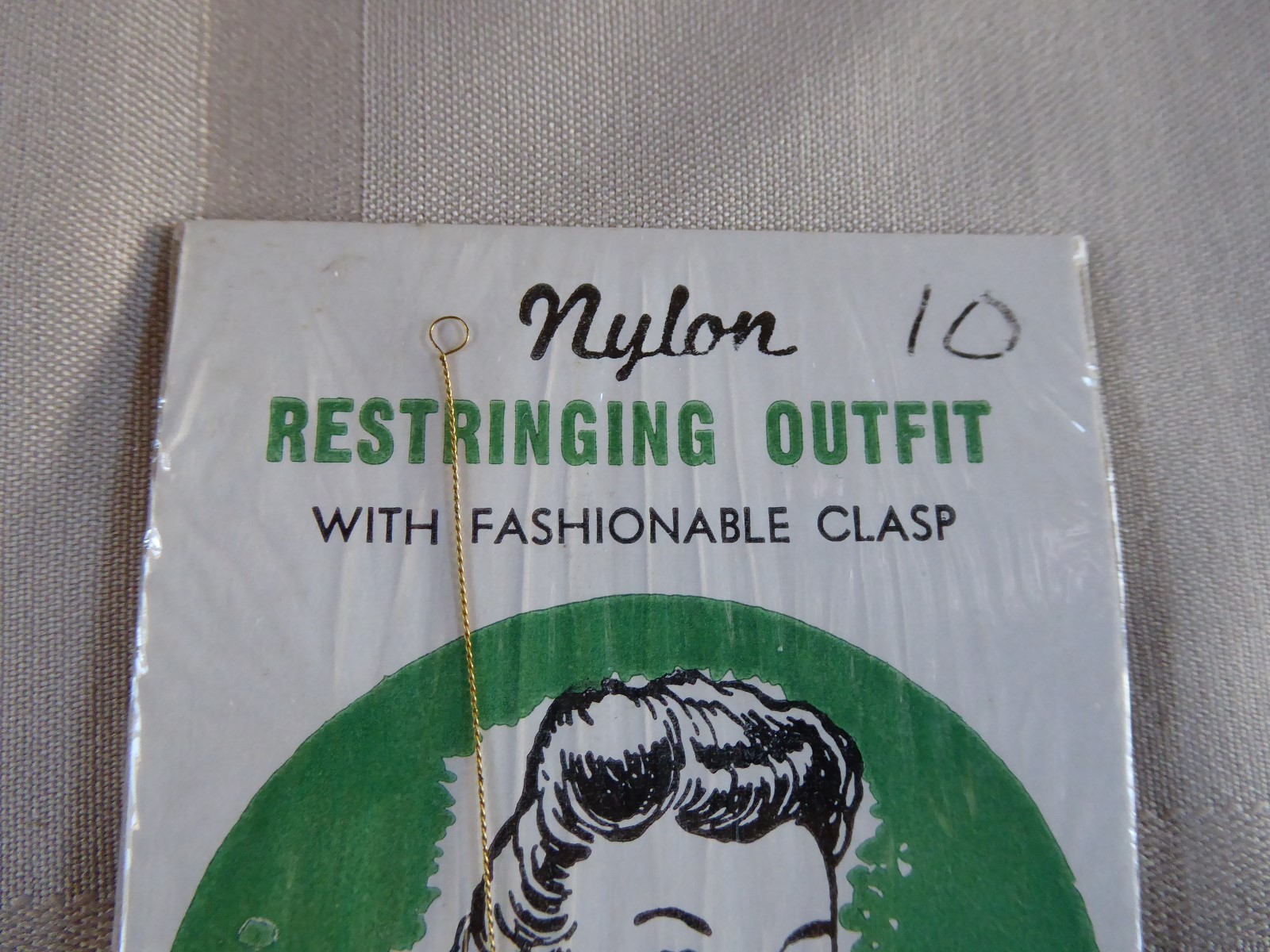NEW VINTAGE NYLON RESTRINGING OUTFIT FOR FINE PEARL NECKLACES NO. 30