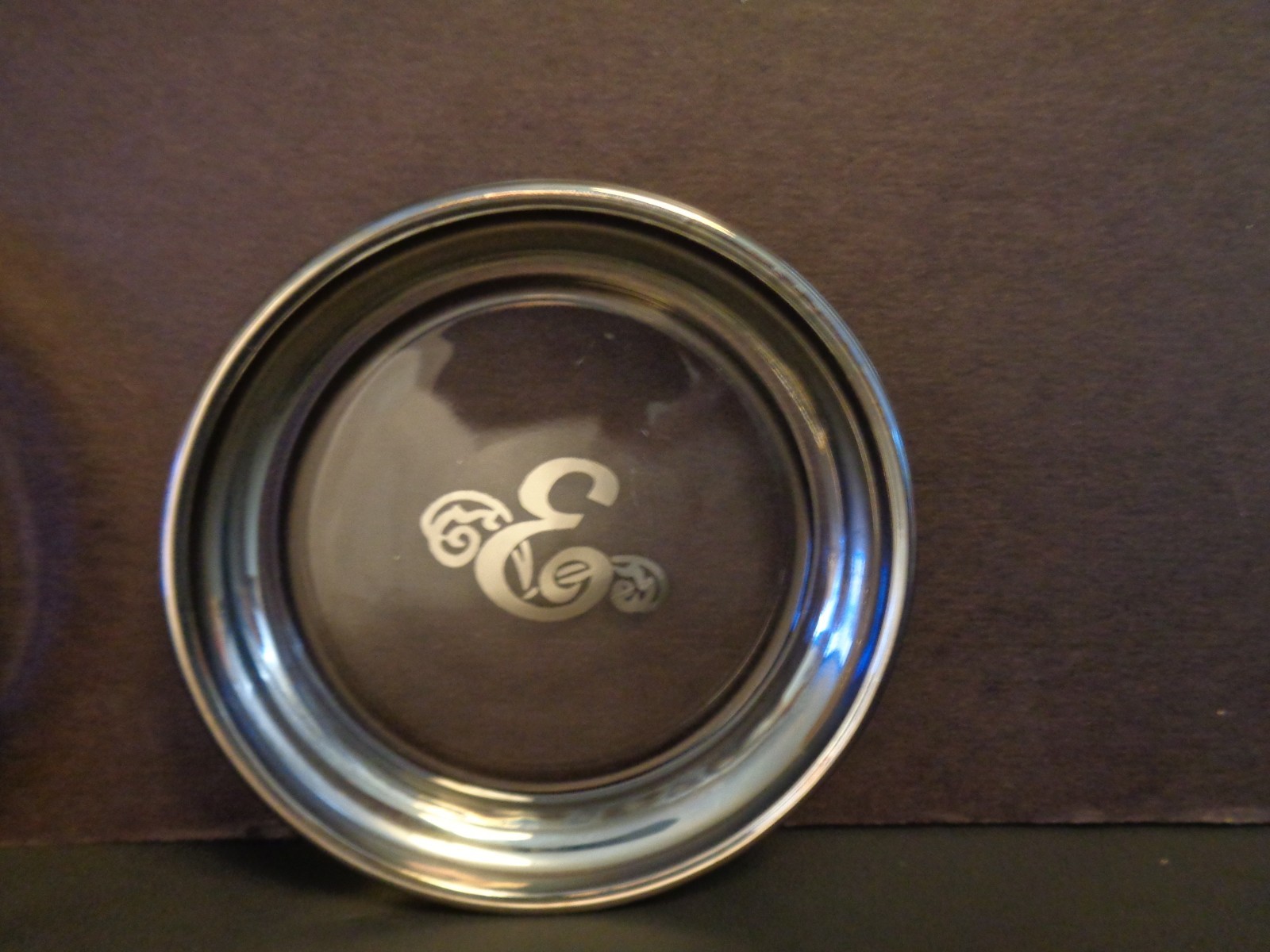 Lot of 6 Vintage Glass & Silver Plated 