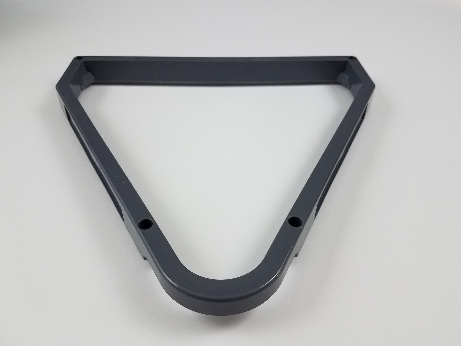 VICE RACK billiard ball rack - pool ball rack -  8-ball rack  Gray ABS plastic