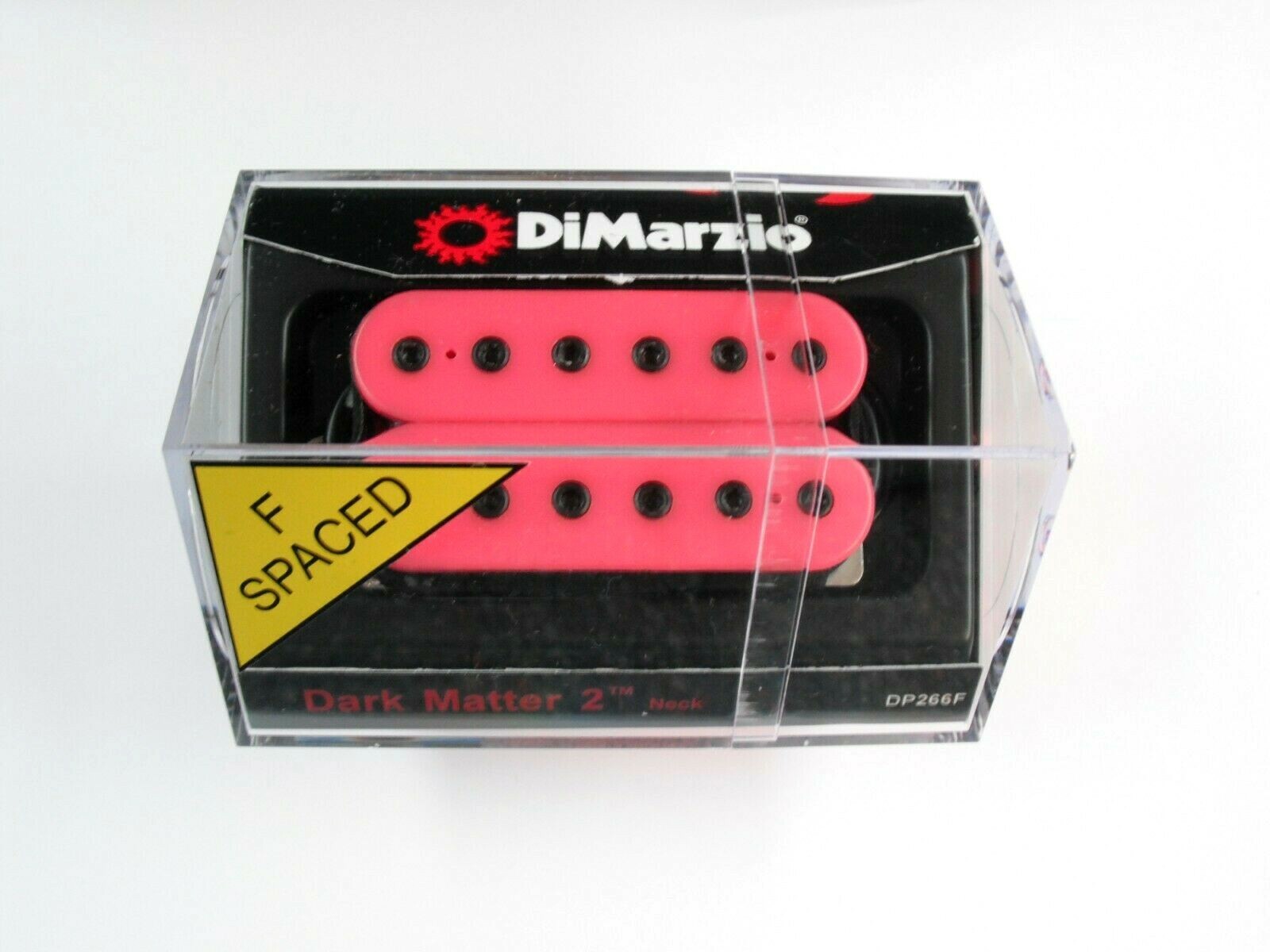 DiMarzio F-Spaced Dark Matter 2 Neck Humbucker Pink W/Black