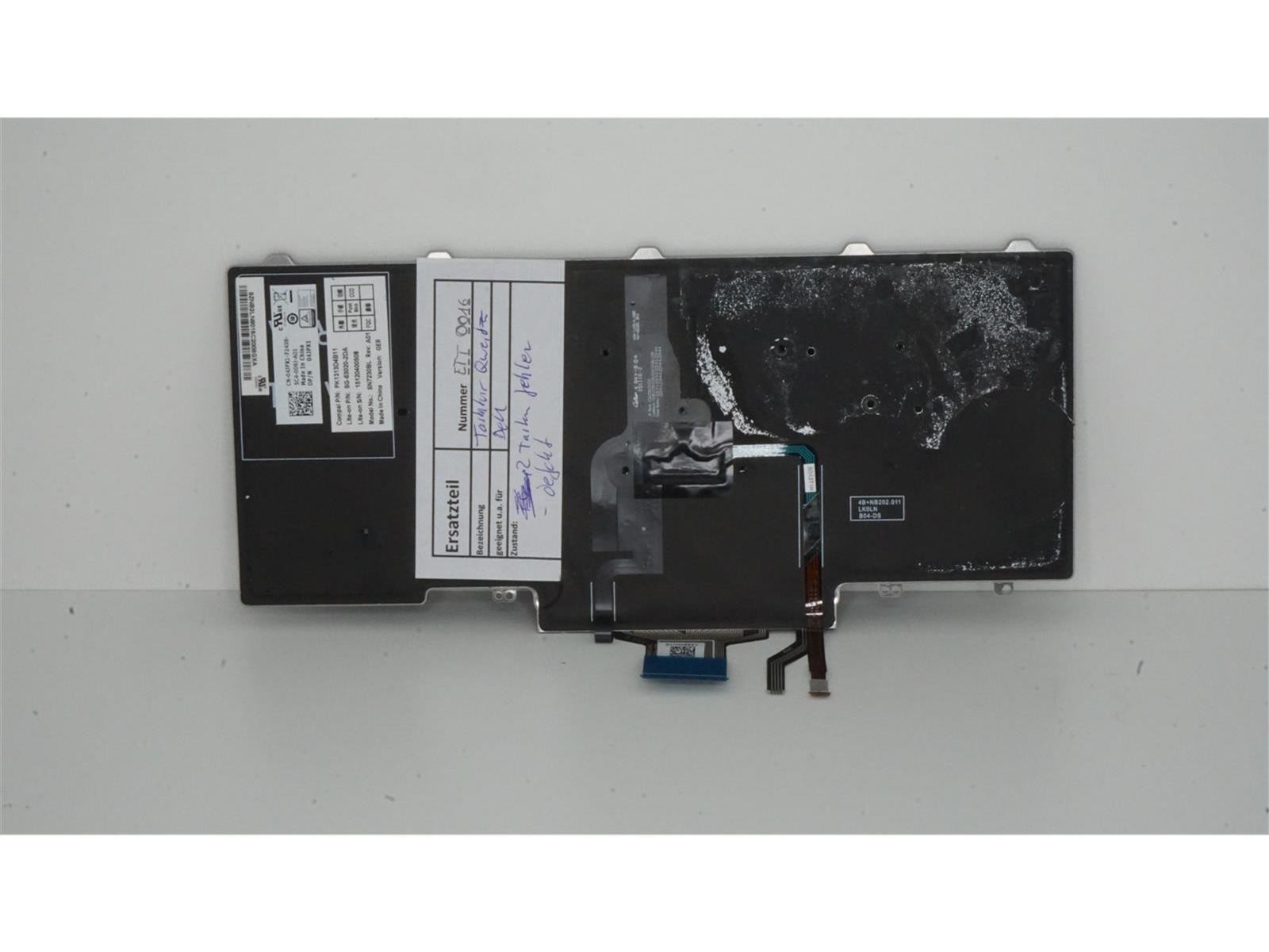Dell Tastatur QWERTZ SN7230BL defekt Dell Latitude E5450