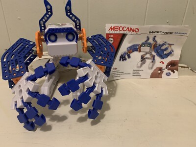 Meccano maker system micronoid basher spin master Robot   alien toy interactive