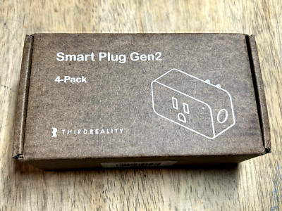 THIRDREALITY ZigBee Smart Plug 4 Pack with Realtime Energy Monitoring15A Out