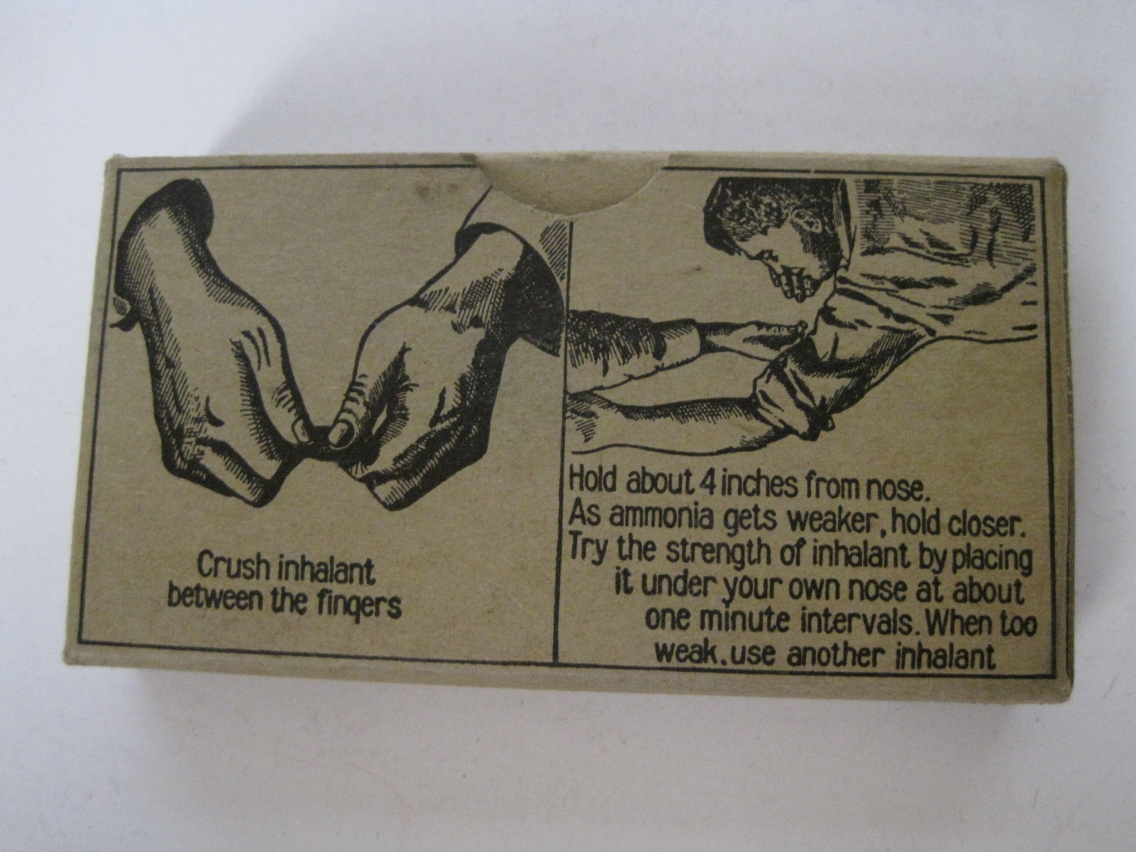 Vintage Box Ammonia Inhalants from The American National Red Cross