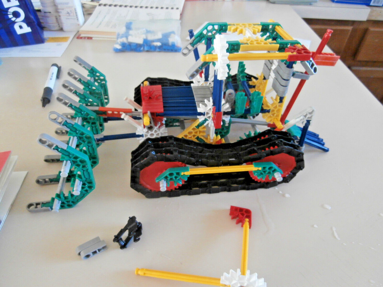 K'NEX Bulldozer 1993 Vintage and instructions | eBay